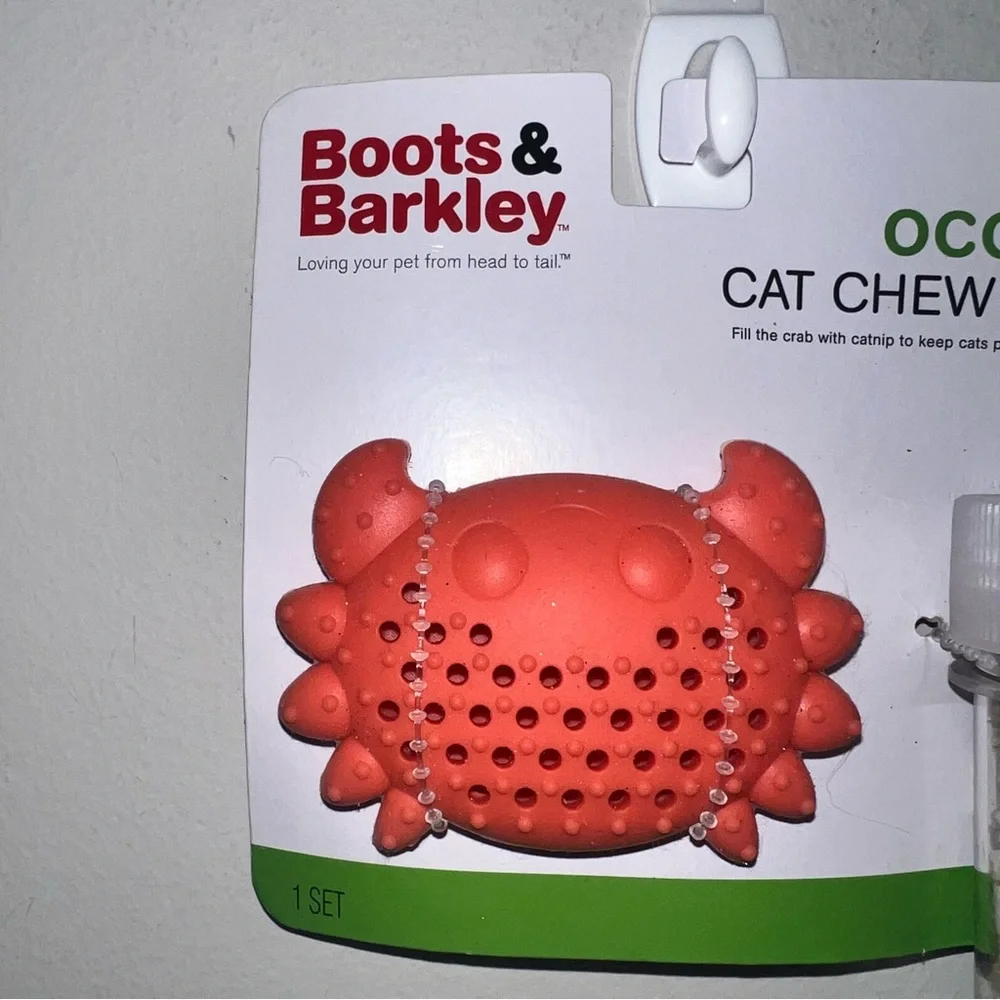 Boots & Barkley Orange Crab Catnip Toy